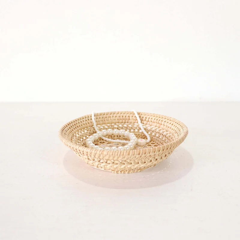 JUNTRA - Round Rattan Basket