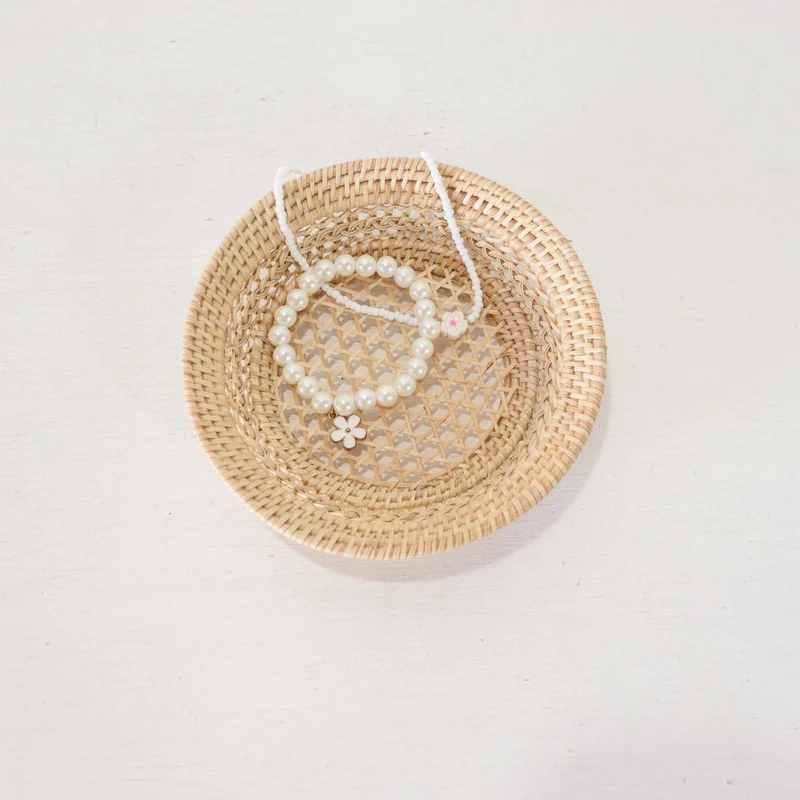 JUNTRA - Round Rattan Basket