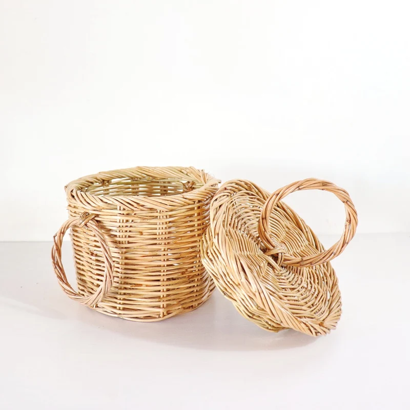 Wicker Rattan Basket - Alyssa