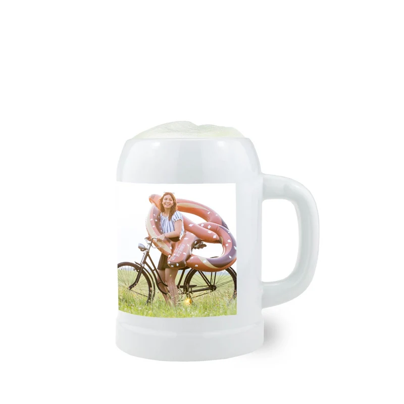 Bierkrug mit Wunschfoto 0,25 Liter