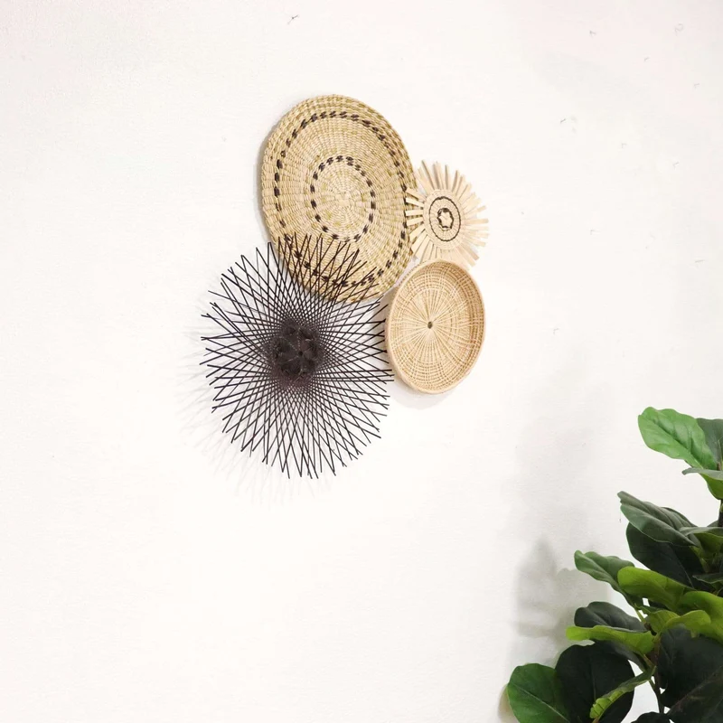 KUN CHA NA - Wall Hanging Décor (Set of 4)