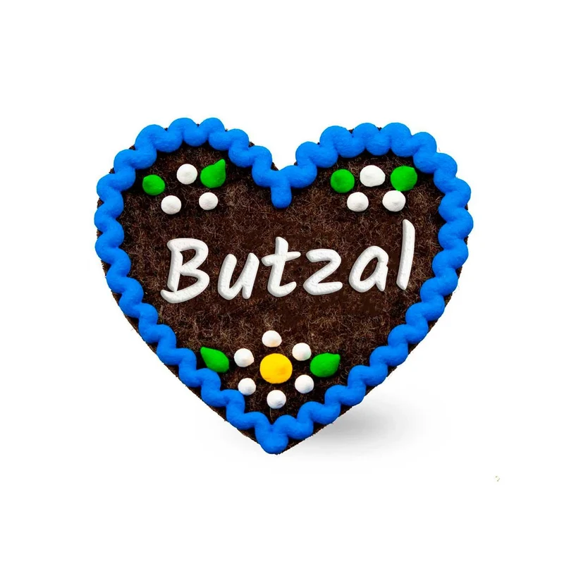Filzherz-Anstecker "Butzal"