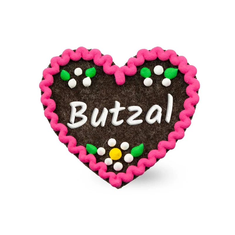 Filzherz-Anstecker "Butzal"