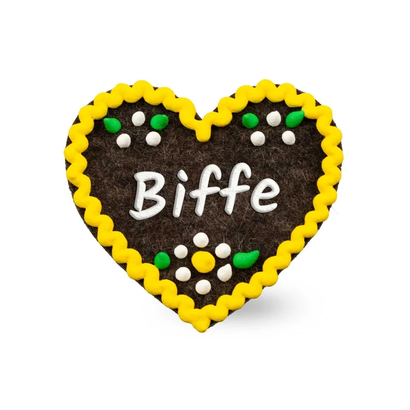 Filzherz-Anstecker "Biffe"