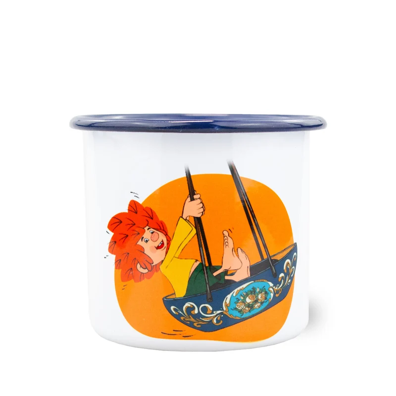 ®Pumuckl Emaille-Tasse "Schiffschaukel"