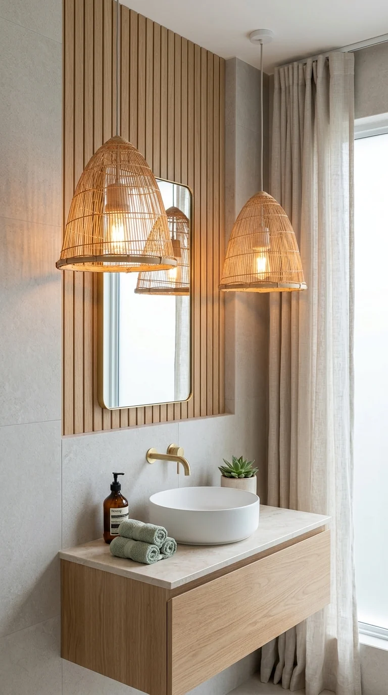 KON RA PAT - Bamboo Pendant Light