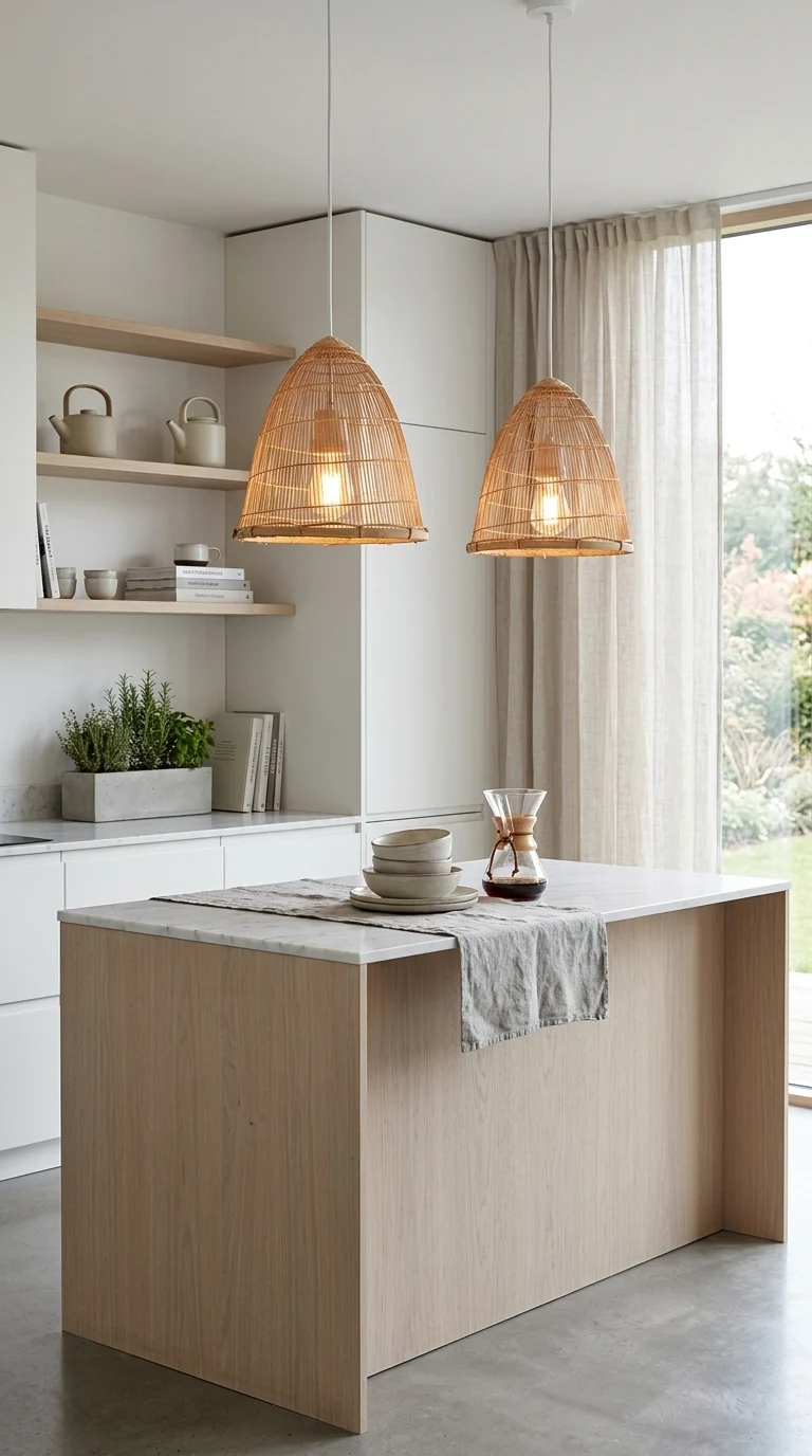 KON RA PAT - Bamboo Pendant Light