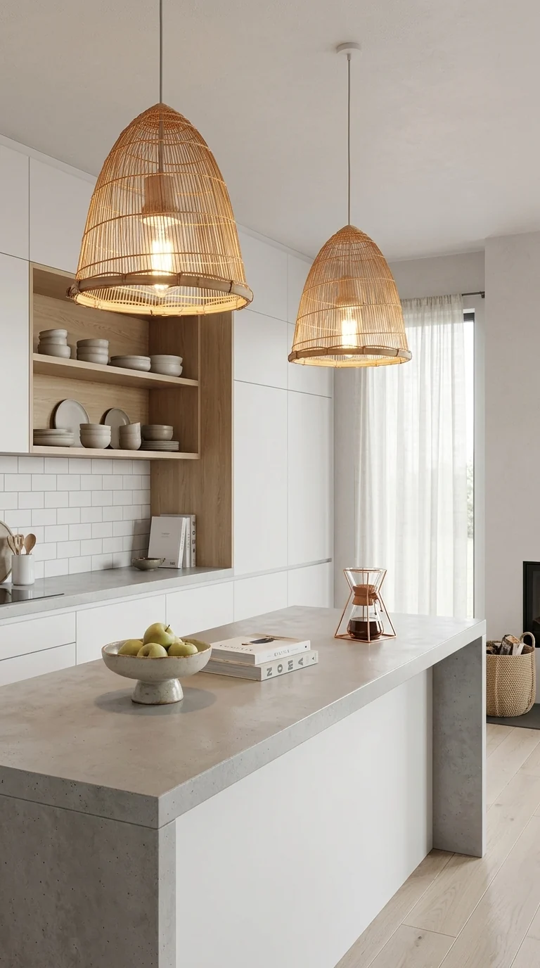 KON RA PAT - Bamboo Pendant Light