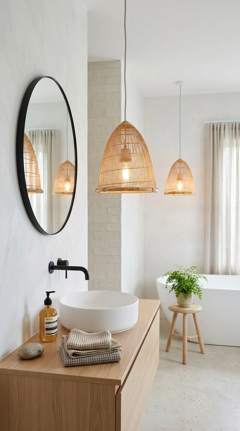 KON RA PAT - Bamboo Pendant Light