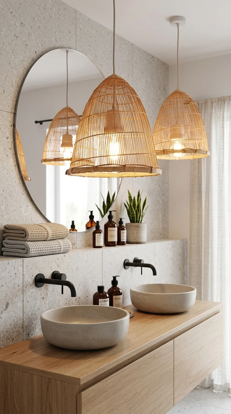 KON RA PAT - Bamboo Pendant Light