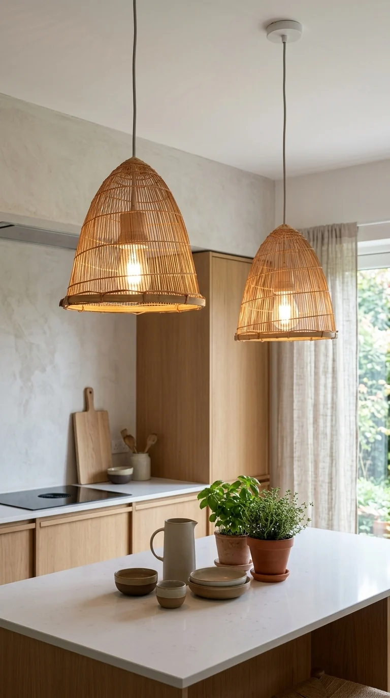 KON RA PAT - Bamboo Pendant Light