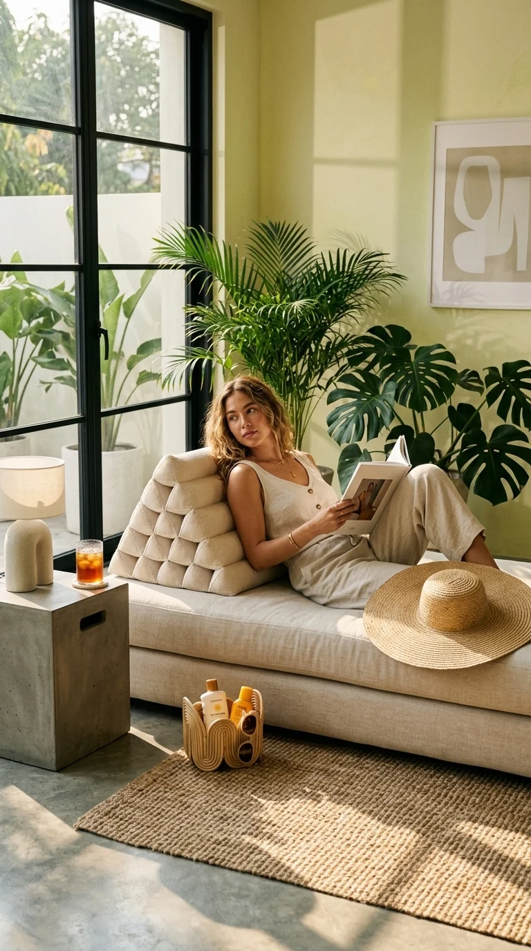 WA RA NA Kapok Thai Triangle Cushion