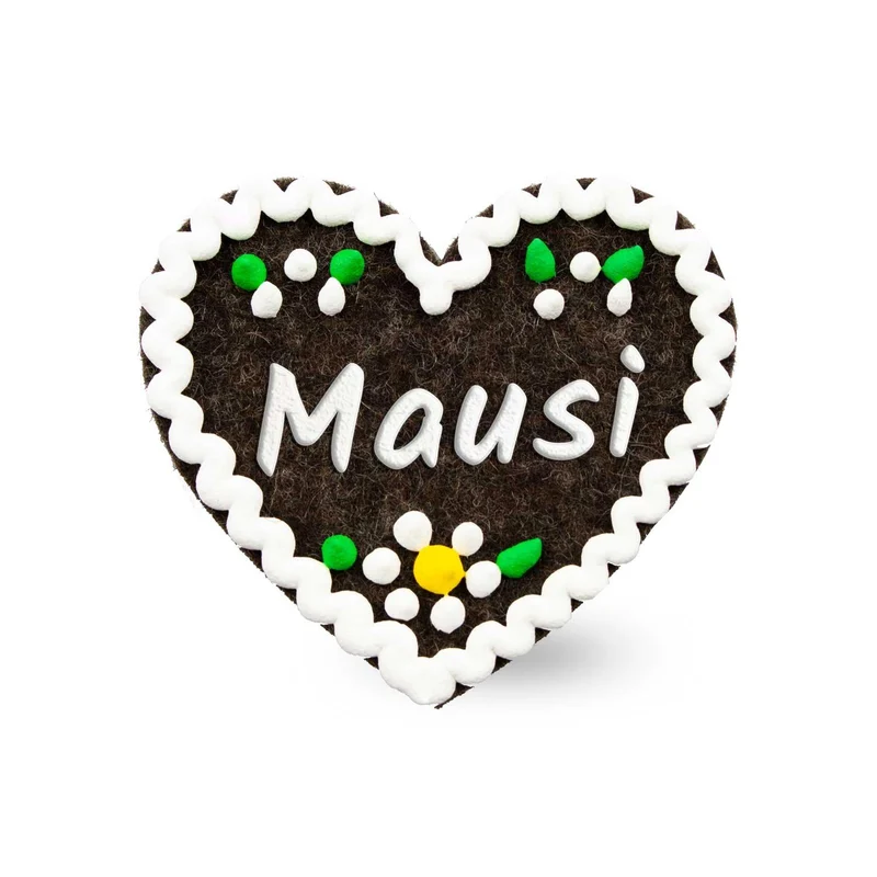Filzherz-Anstecker "Mausi"