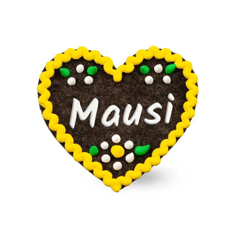 Filzherz-Anstecker "Mausi"