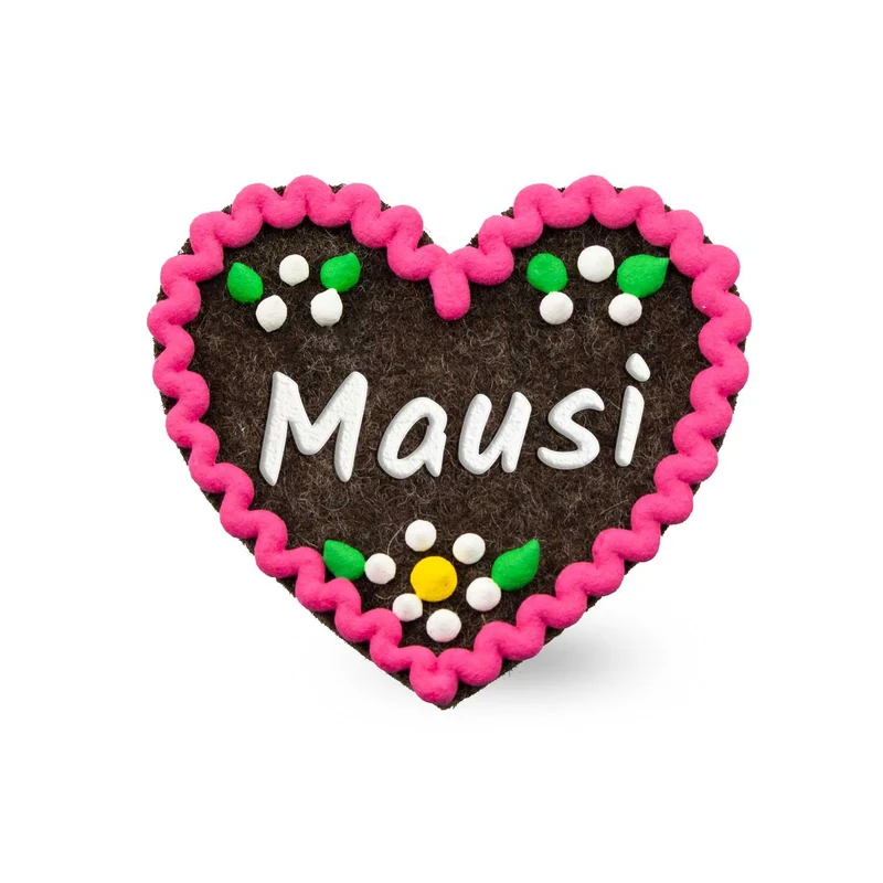 Filzherz-Anstecker "Mausi"