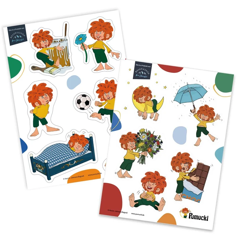 ®Pumuckl Aufkleber Set