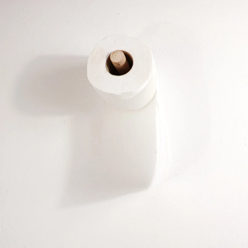 Natural Wood Cylinder Wall Peg — Boho Handmade Wooden Dowel Hook for Hanging