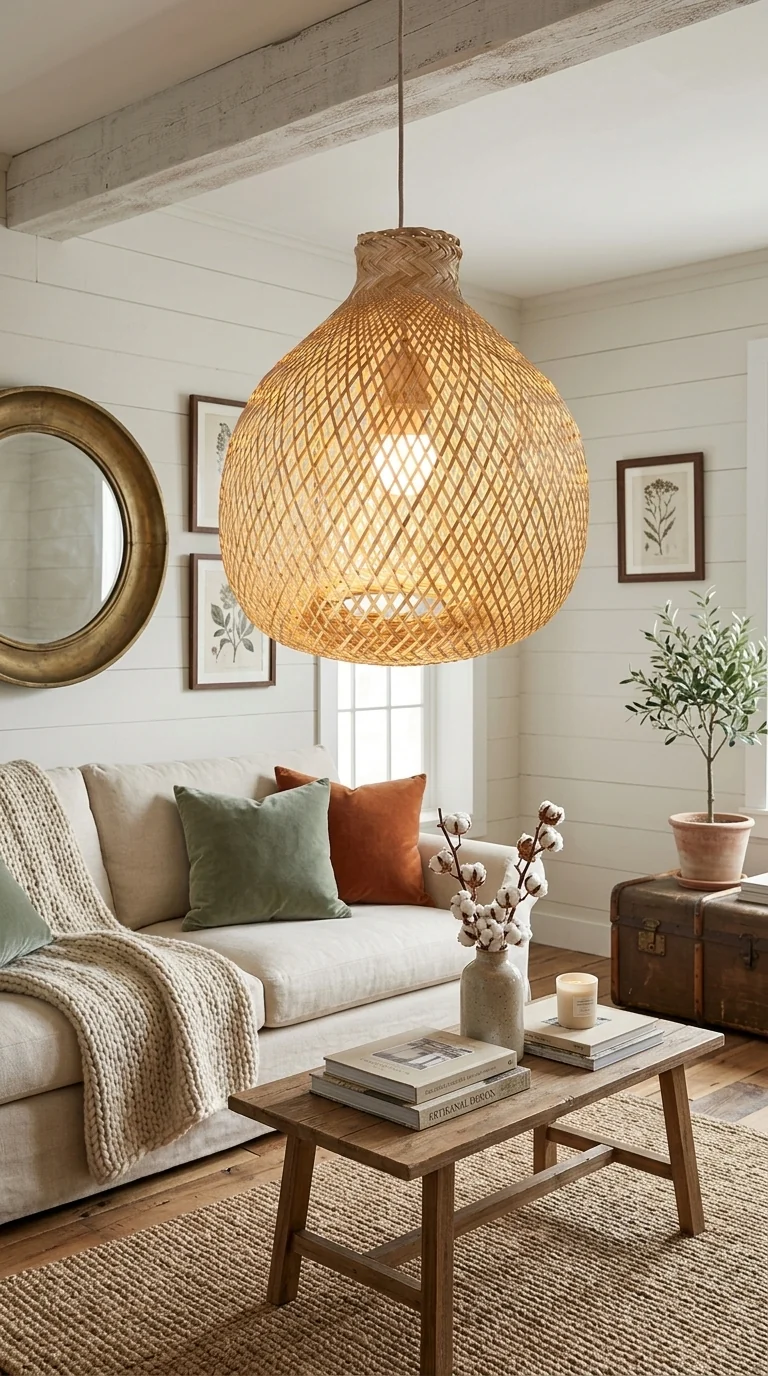 KUN YA NA - Bamboo Pendant Light (33 cm)