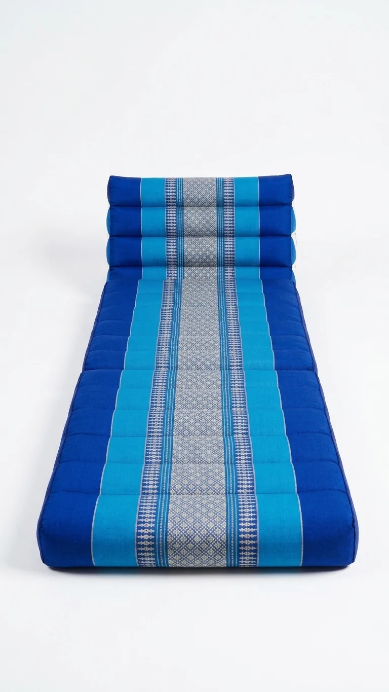 PI YA THI DA Thai Triangle Cushion 3 Fold (Blue)