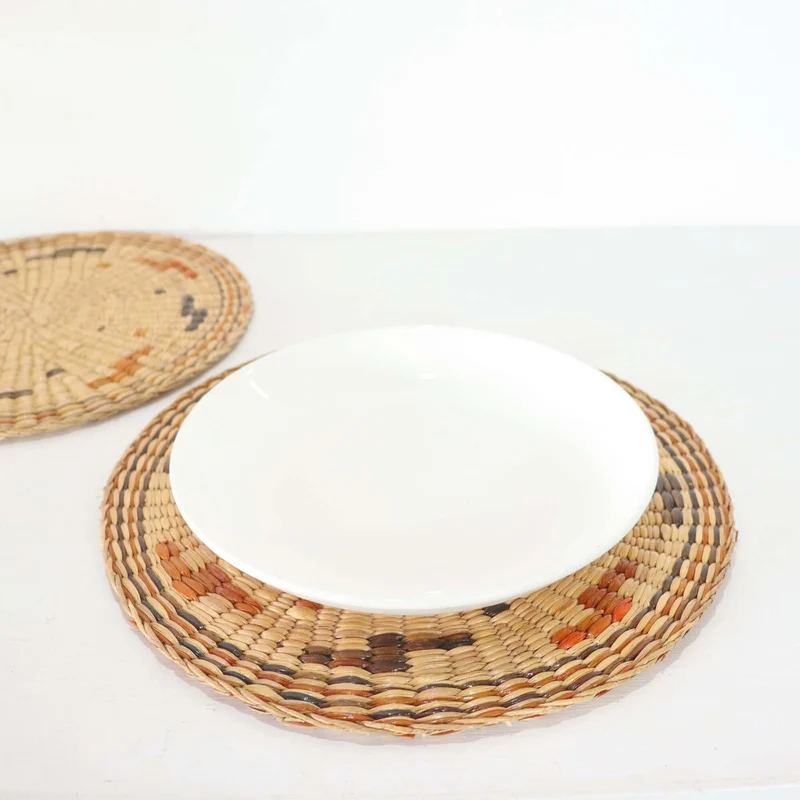 KA RAN - Water Hyacinth Boho Placemats
