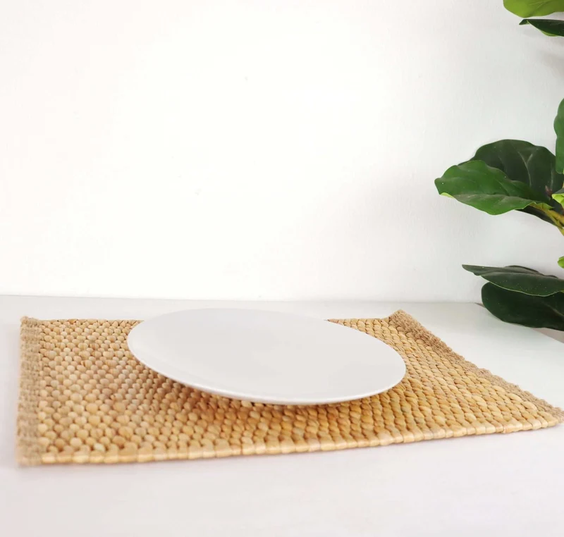 KA NOK PUN - Water Hyacinth Boho Placemats