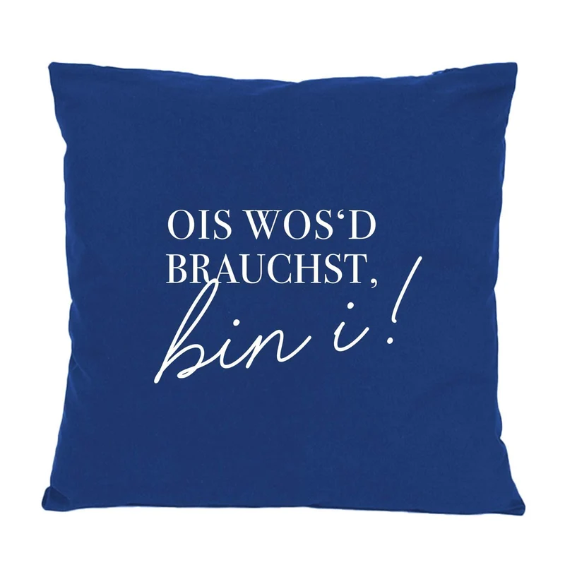 Kissen "Ois wos'd brauchst..."
