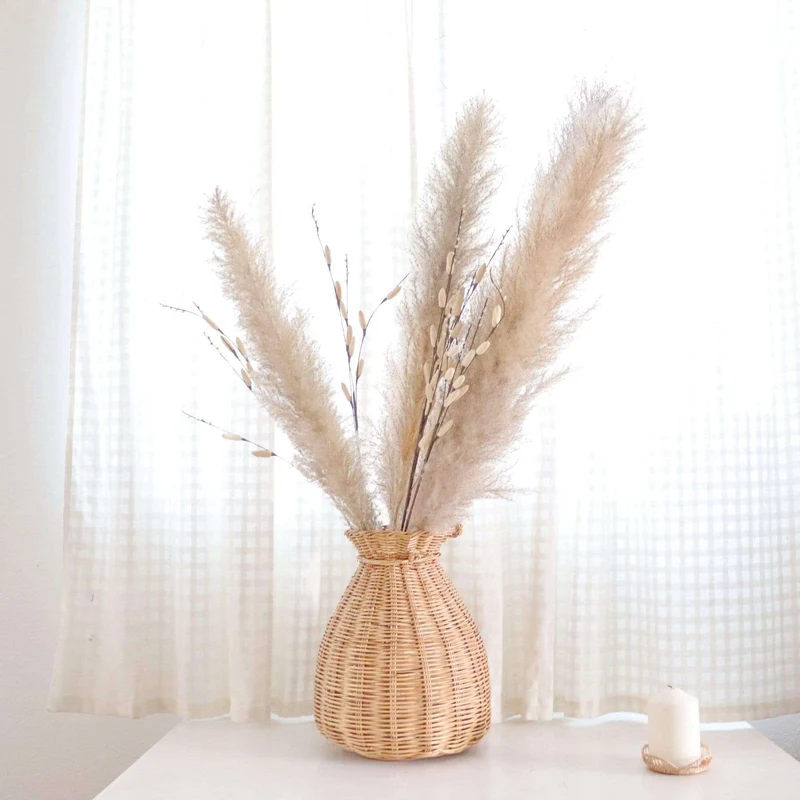 WA RIN YA Rattan Handwoven Vase
