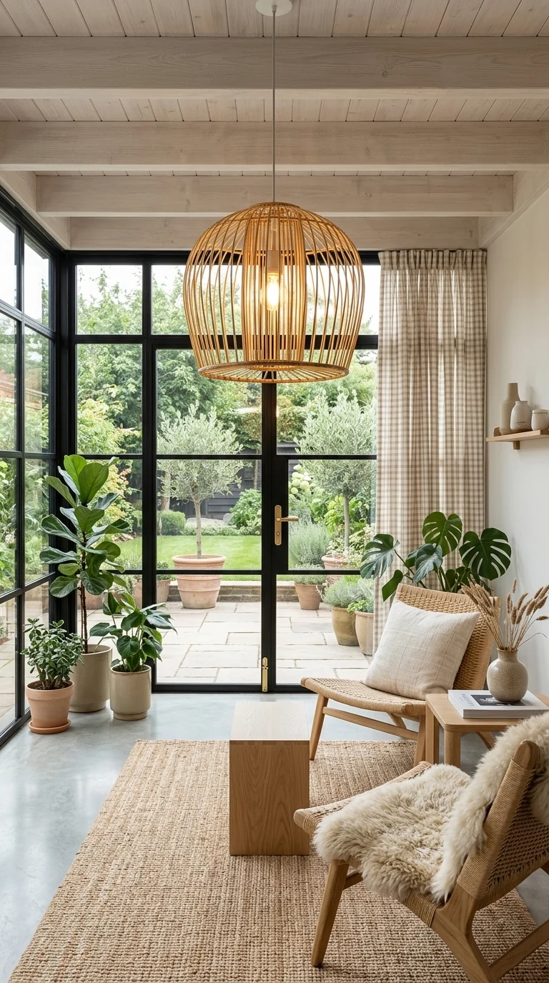 BOONTA Bamboo Pendant Light Shade