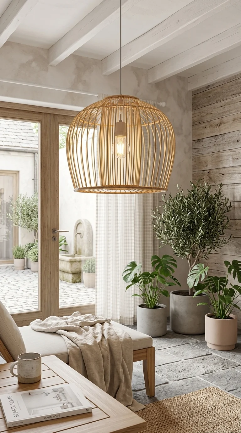 BOONTA Bamboo Pendant Light Shade