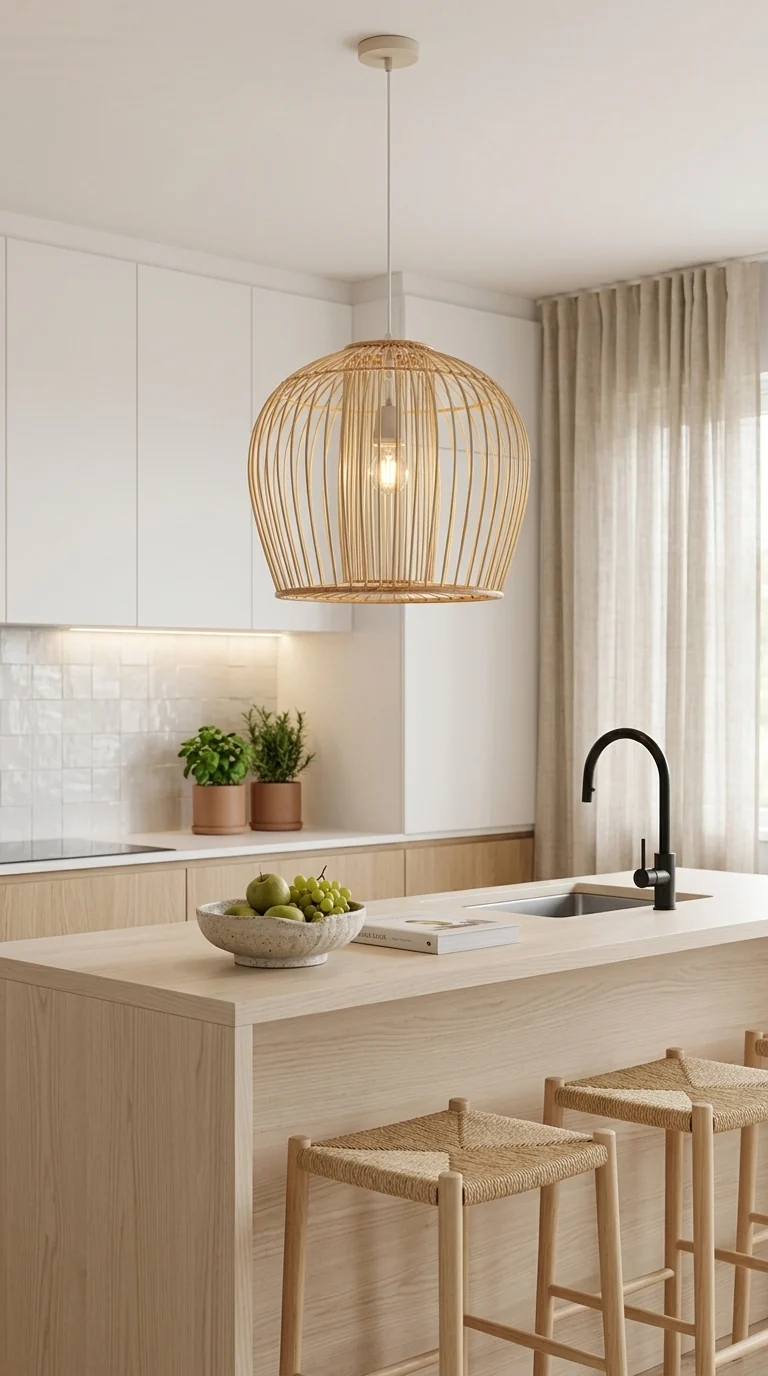 BOONTA Bamboo Pendant Light Shade