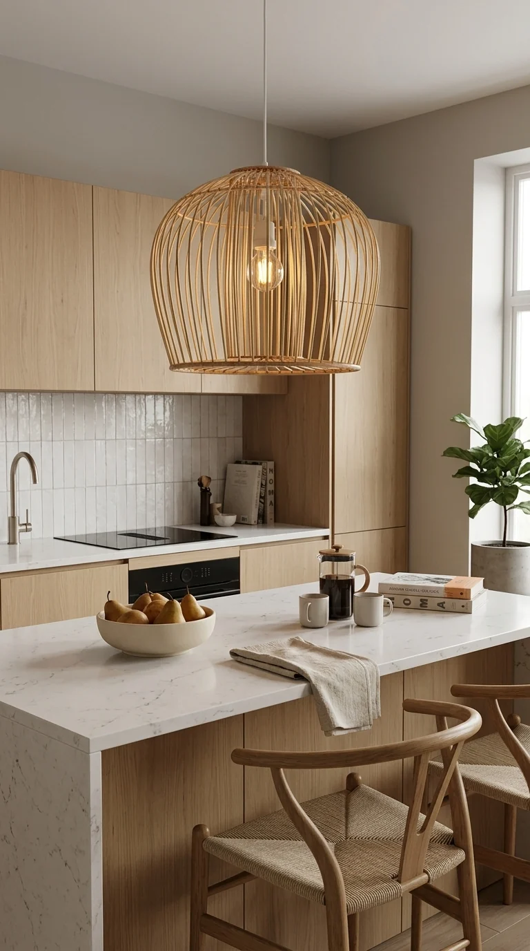 BOONTA Bamboo Pendant Light Shade