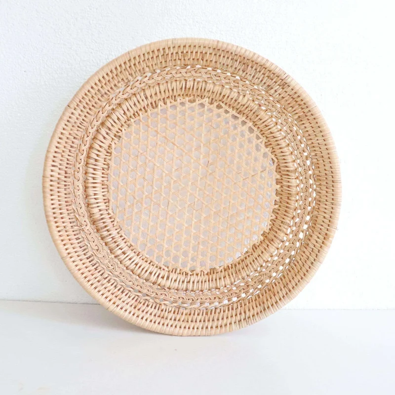 Wicker Round Rattan Basket