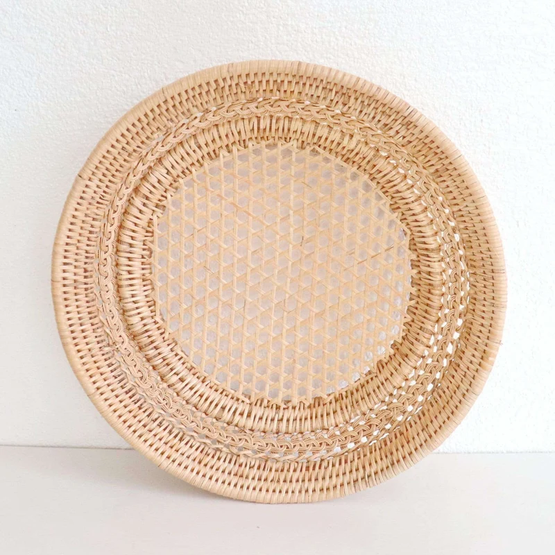 Wicker Round Rattan Basket