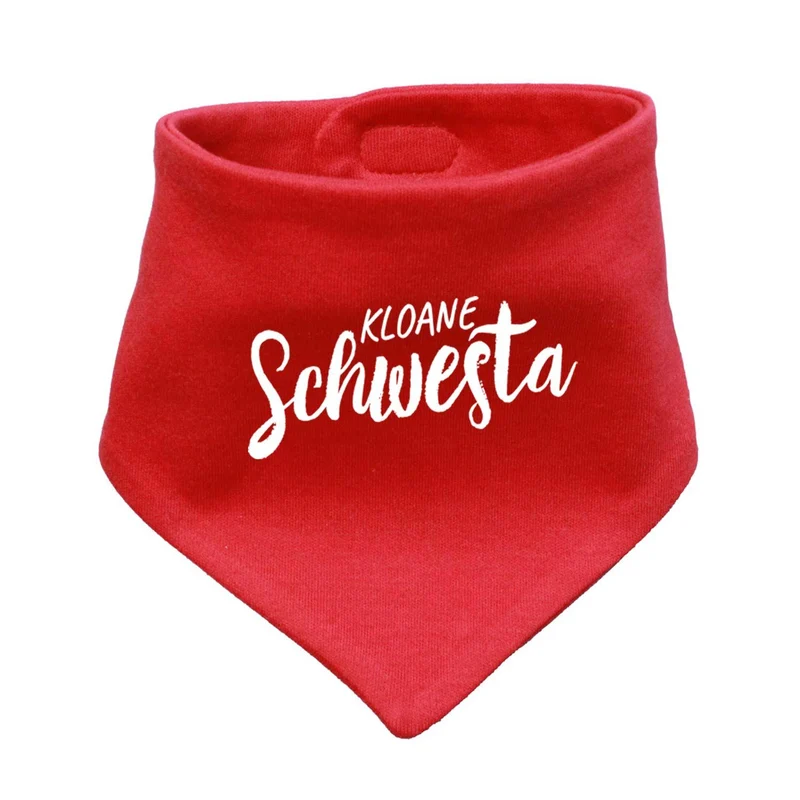 Bayerisches Babyhalstuch "Kloane Schwesta"