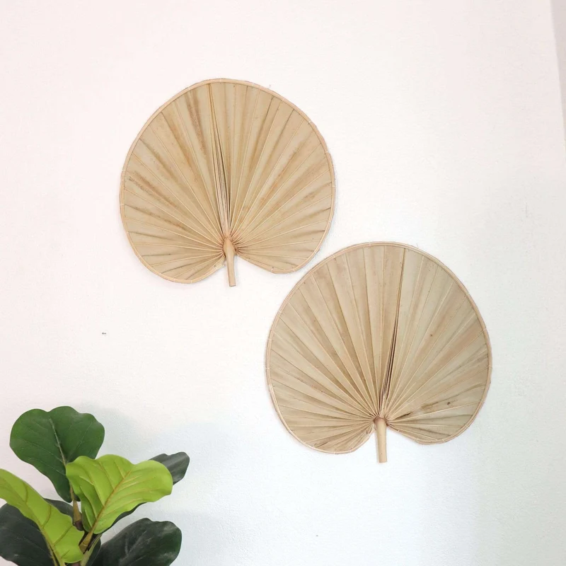 Palm Leaf Wall Decor Set of 2 - PHI YA PAT