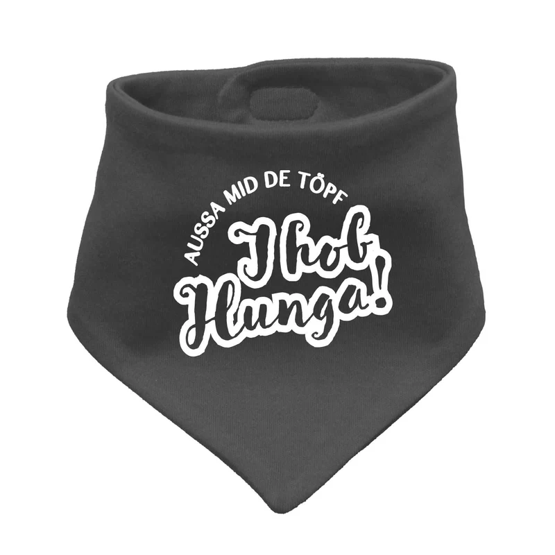 Babyhalstuch "Aussa mid de Töpf…"
