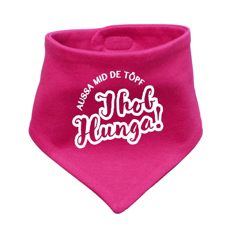Babyhalstuch "Aussa mid de Töpf…"