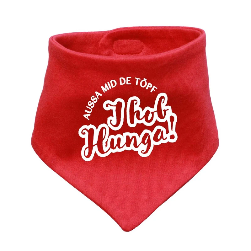Babyhalstuch "Aussa mid de Töpf…"