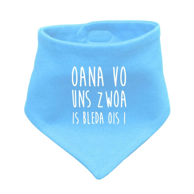 Babyhalstuch "Bleda ois i!"