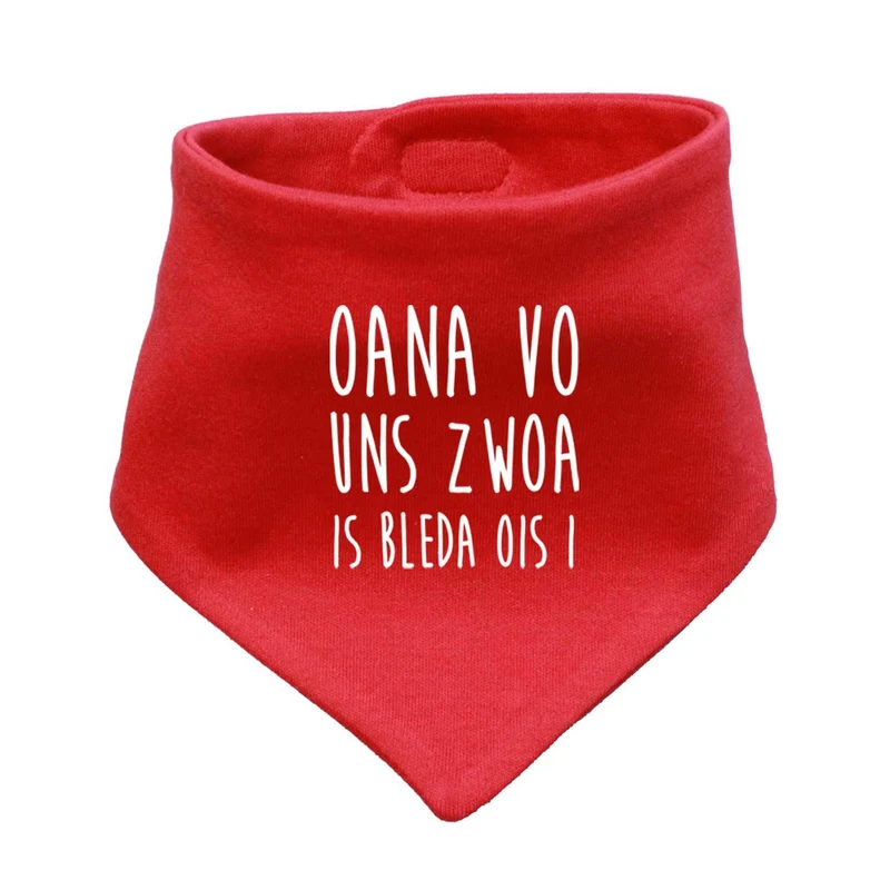 Babyhalstuch "Bleda ois i!"