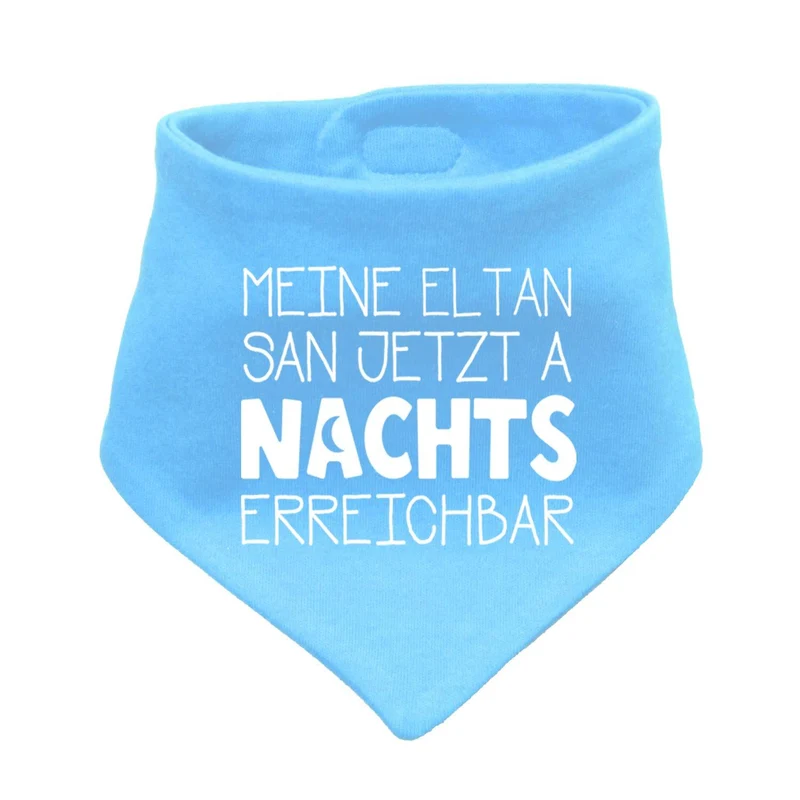 Babyhalstuch "Nachts erreichbar!"