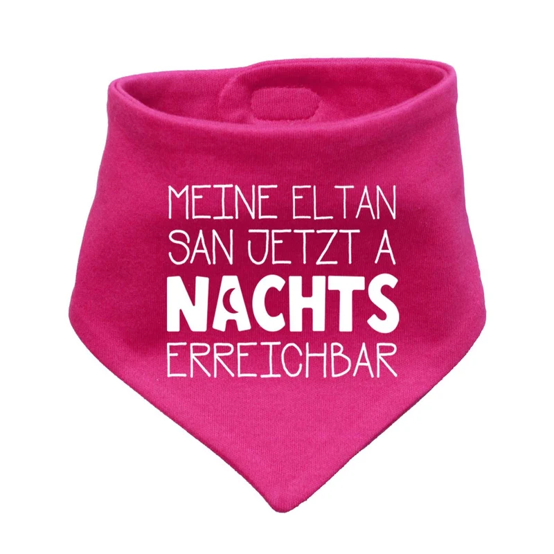 Babyhalstuch "Nachts erreichbar!"