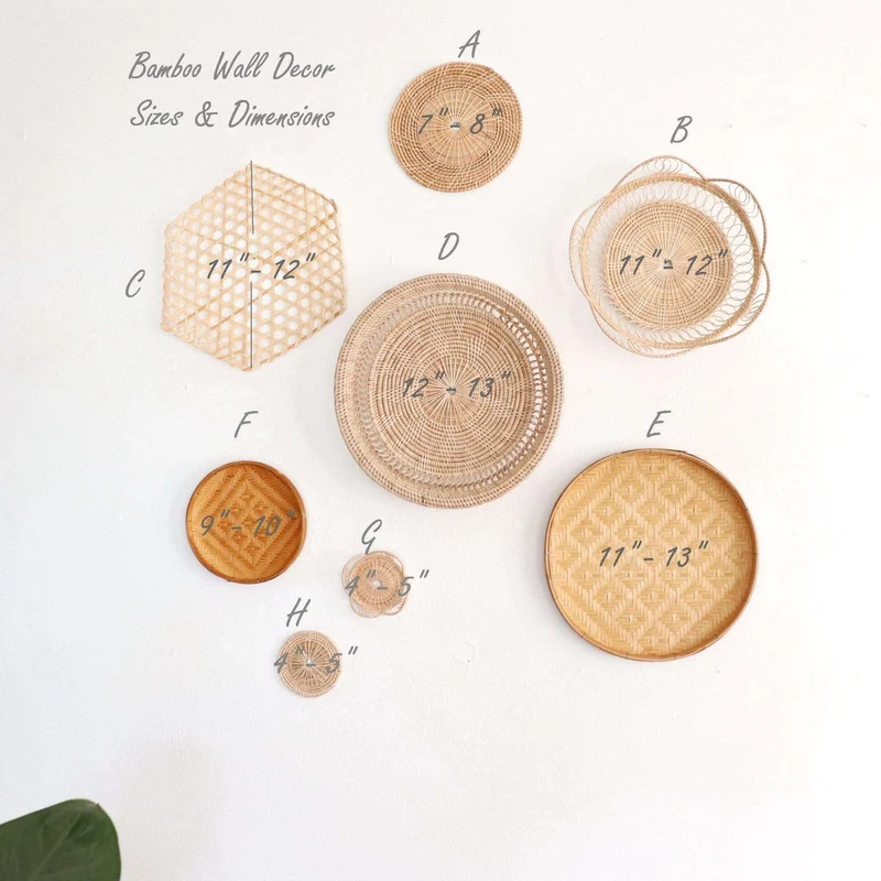WORAPON - Wall Hanging Décor Set of 8