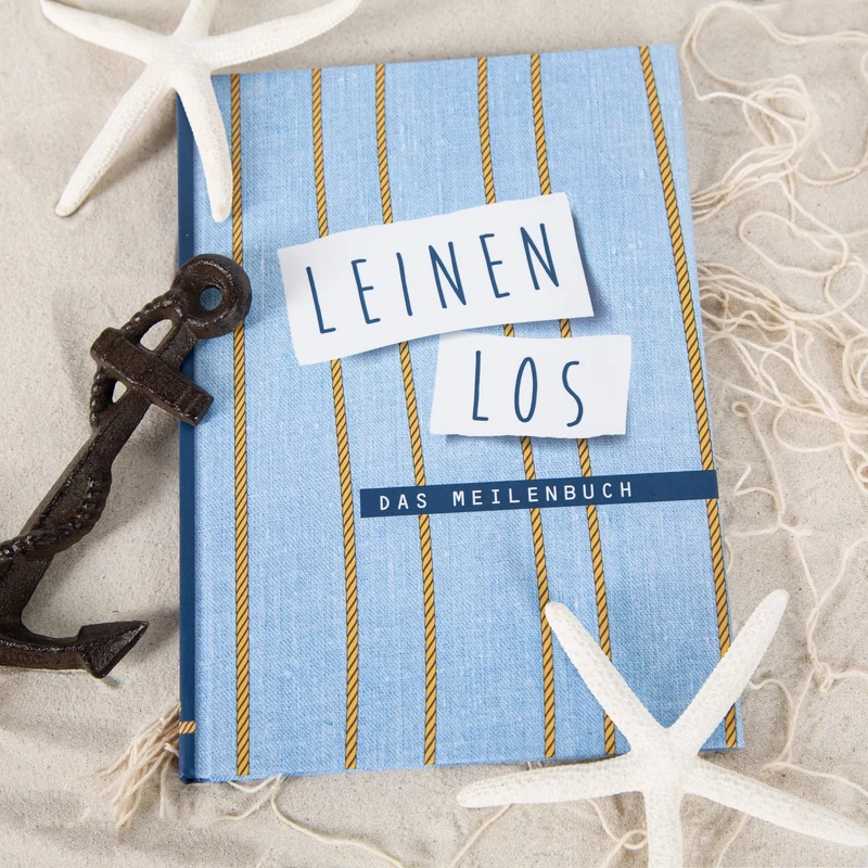 Seemeilenbuch LEINEN LOS DIN A5 - Buch zum Eintragen von Seemeilen
