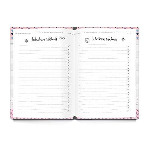 Geschenk-SET 2 XXL Baby-Tagebuch Kinder-Tagebuch Baby-Album Kinderbuch für Zwillinge oder Geschwister rosa pink hell-blau türkis DIN A4 zum Selberschreiben Mädchen Junge