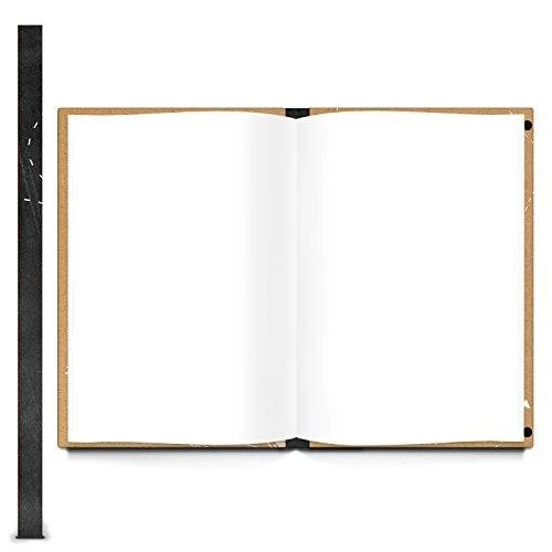 Gästebuch A4 mit französischem Titel Livre d'or braun schwarz weiß - Buch für internationale Gäste
