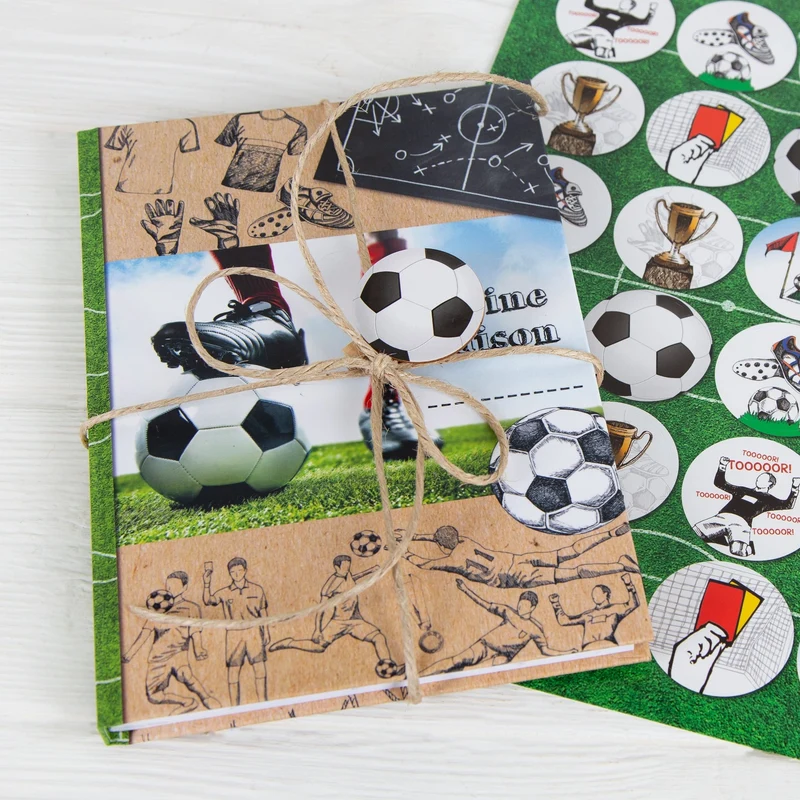 Fußball Geschenkbuch Notizbuch "Meine Saison" Fußballbuch A5