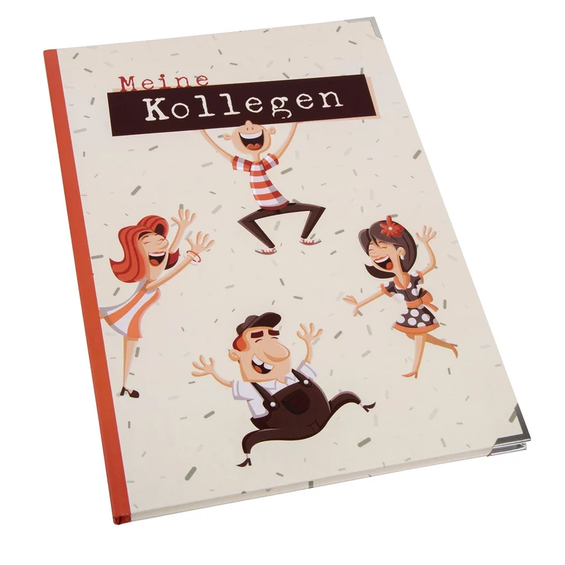 Abschiedsbuch MEINE KOLLEGEN DIN A4 - Abschiedsgeschenk Firma