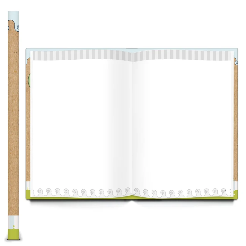 Kinderbuchtagebuch Babytagebuch DIN A4 zum Einschreiben – Motiv Teddybär und Löwe