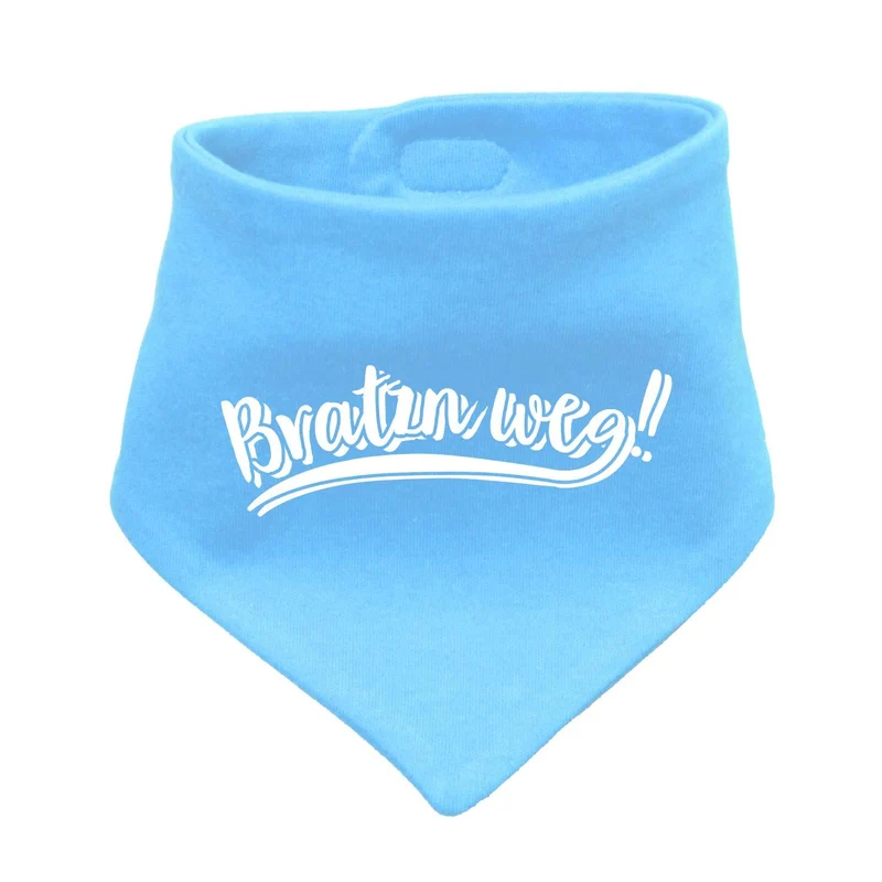 Bayerisches Babyhalstuch "Bratzn weg!"